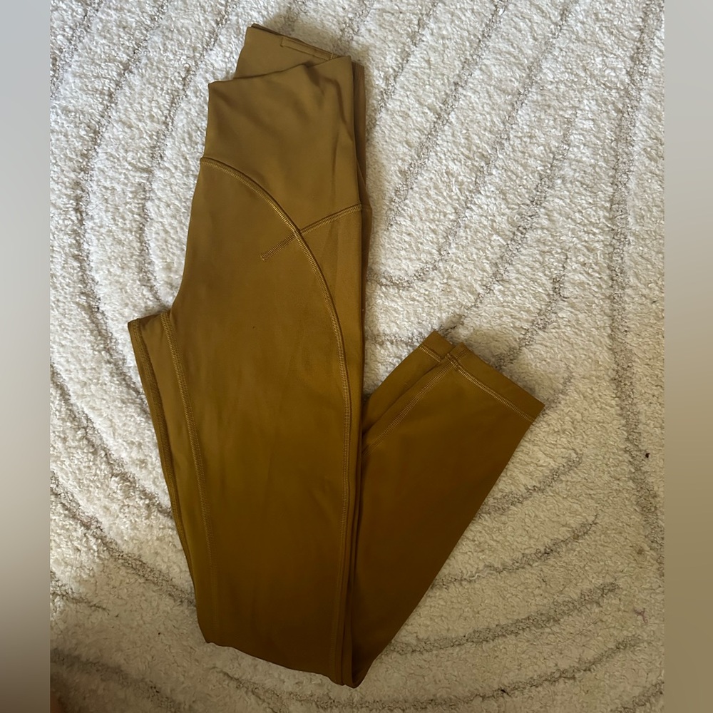 Rustic yellow Lululemon leggings